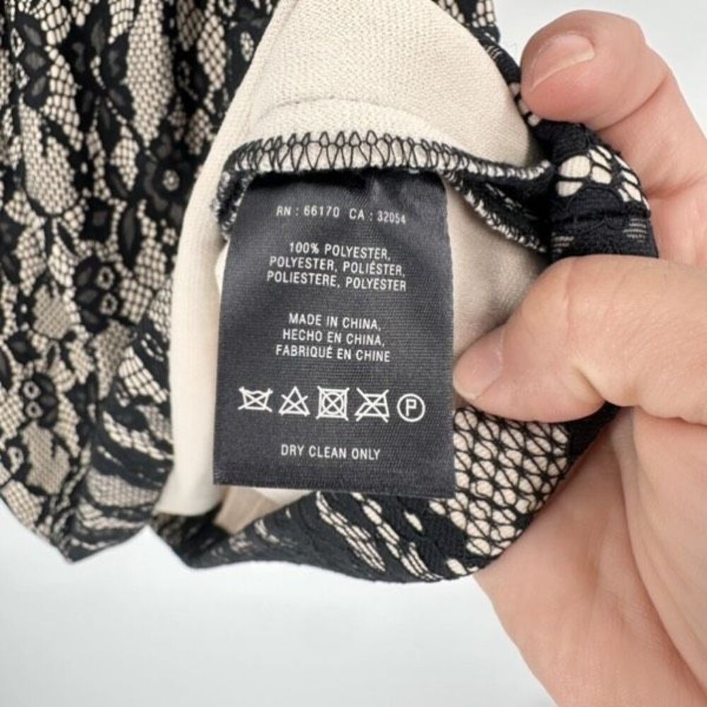 Anthropologie HD in Paris Violante black lace dress Medium - Picture 5 of 11